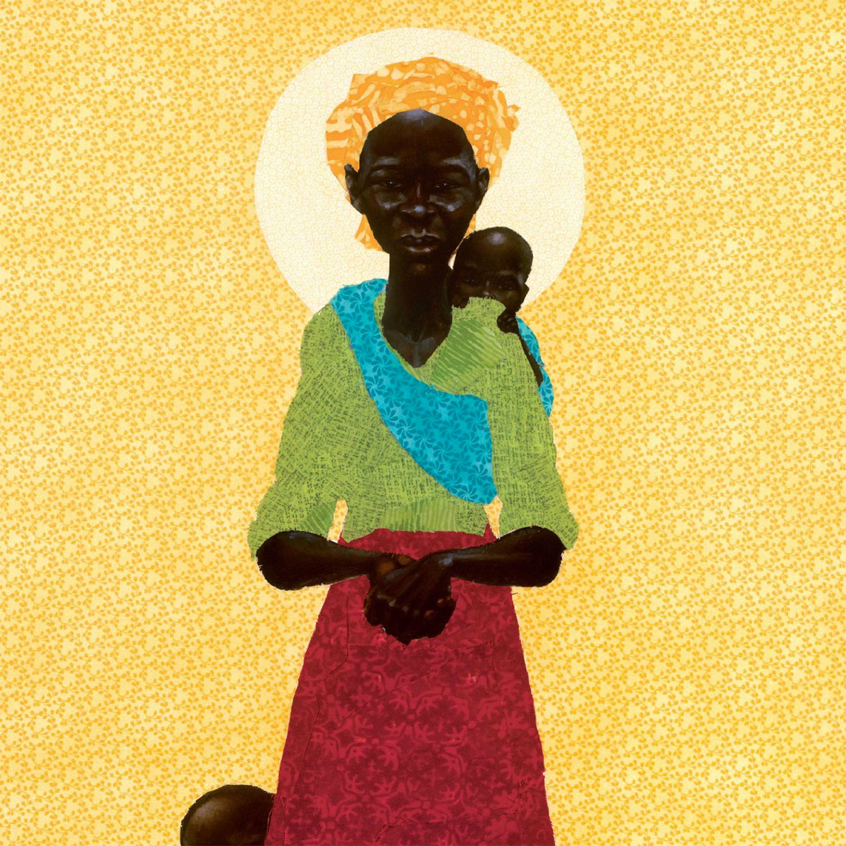 Artwork of a woman and child